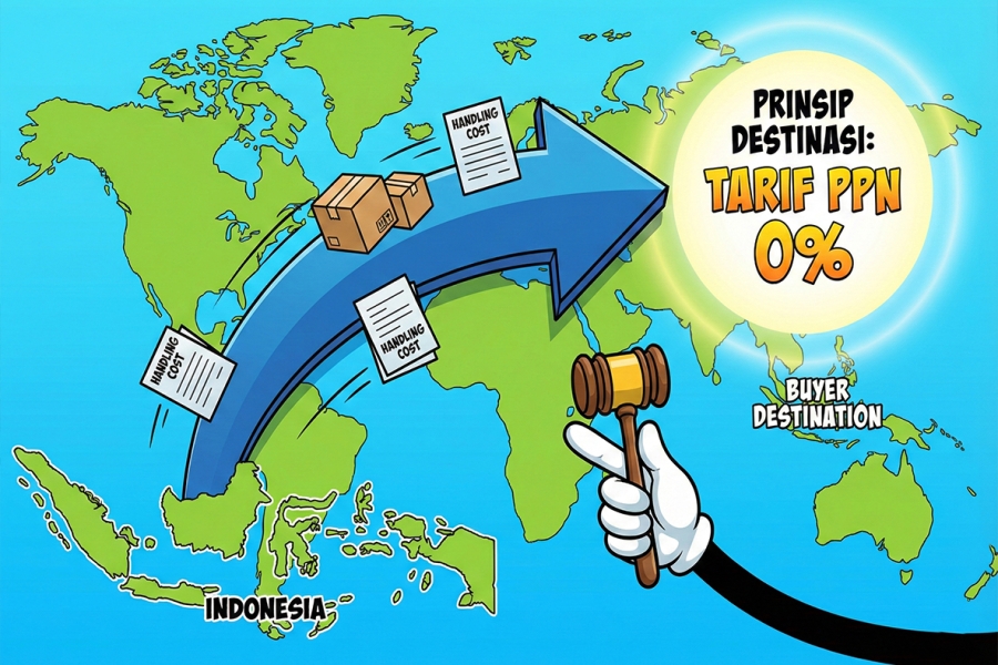 <b><em>Freight Income </em>Ekspor BKP Bukan Objek PPN 10% Ekspor JKP, konsekuensi Destination Principle</b>